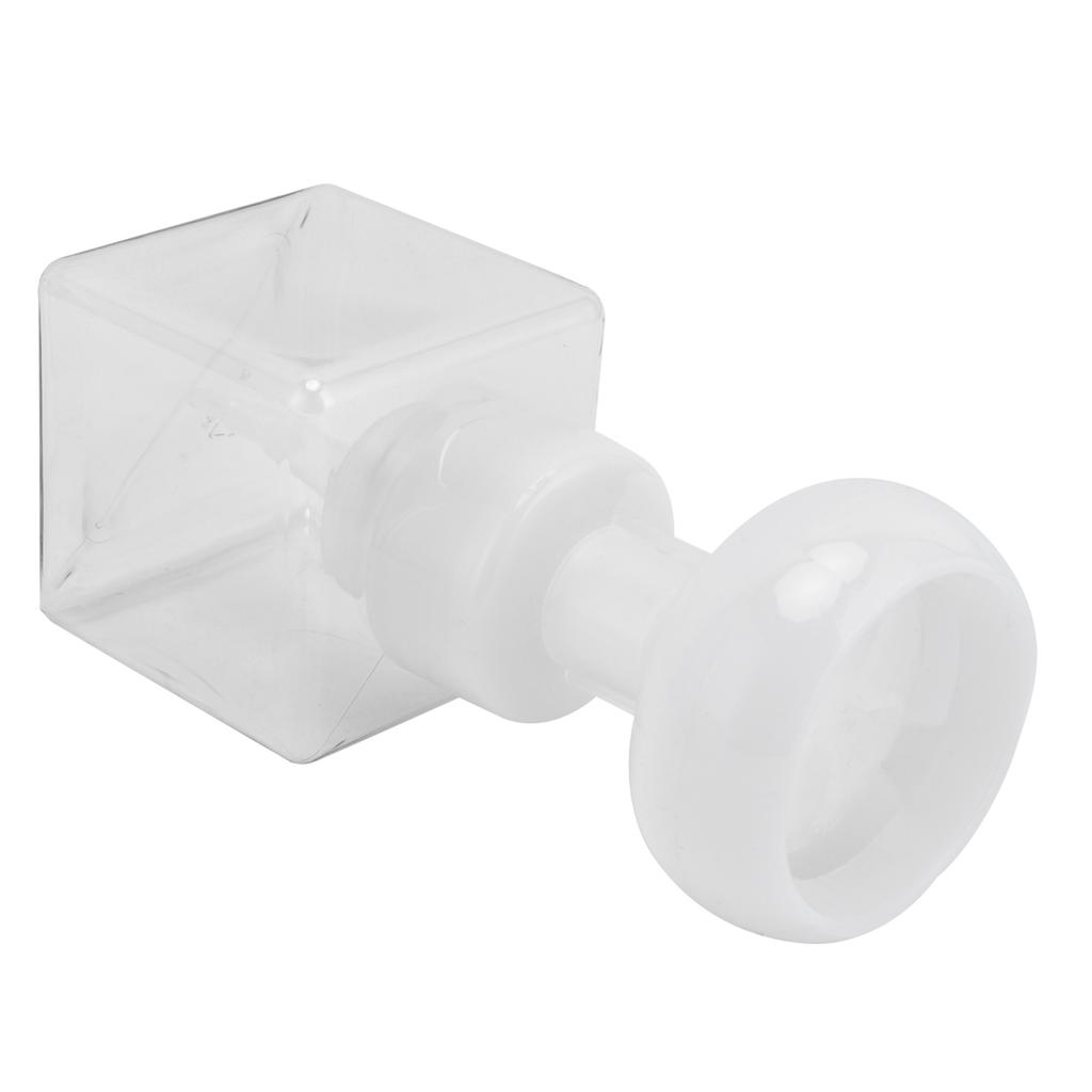 250ml Foam Pump Bottle Portable Refillable Reusable FlowerShaped Liquid Soap Dispenser(Transparent )