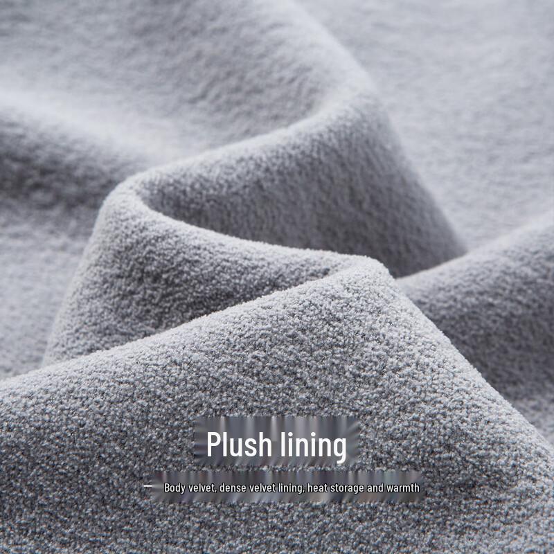 Hodo Men's Fleece Lined Faux Two-Piece Shirt Collar Sweater