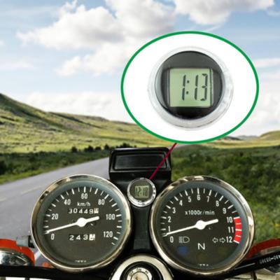 Mini Hassas Motosiklet Saati Su Geçirmez Dijital Ekran Saat Saati Motosiklet Dekor Otomatik Montaj Kadran Saati Motosiklet Şekillendirme