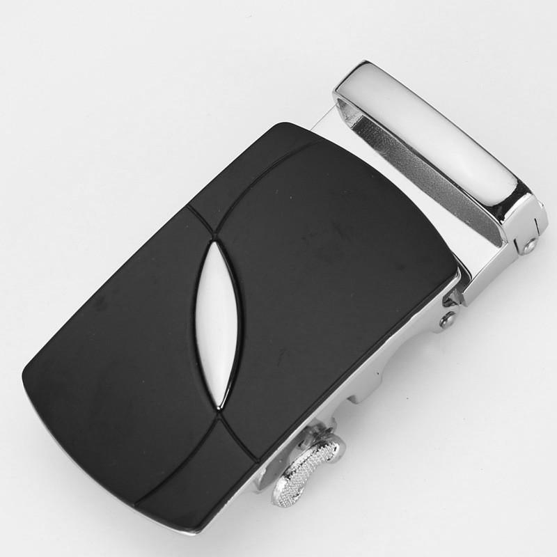 Mens Fashionable 35cm Automatic Buckle Waist Belt Durable Metal Design For Business Casual Or