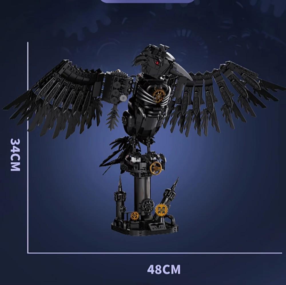 Alta Qualità 1018 Pezzi Alta Qualità Steampunk Alta Qualità Corvo Alta Qualità Costruzione Alta Qualità Kit - Alta Qualità Meccanico Alta Qualità Uccello