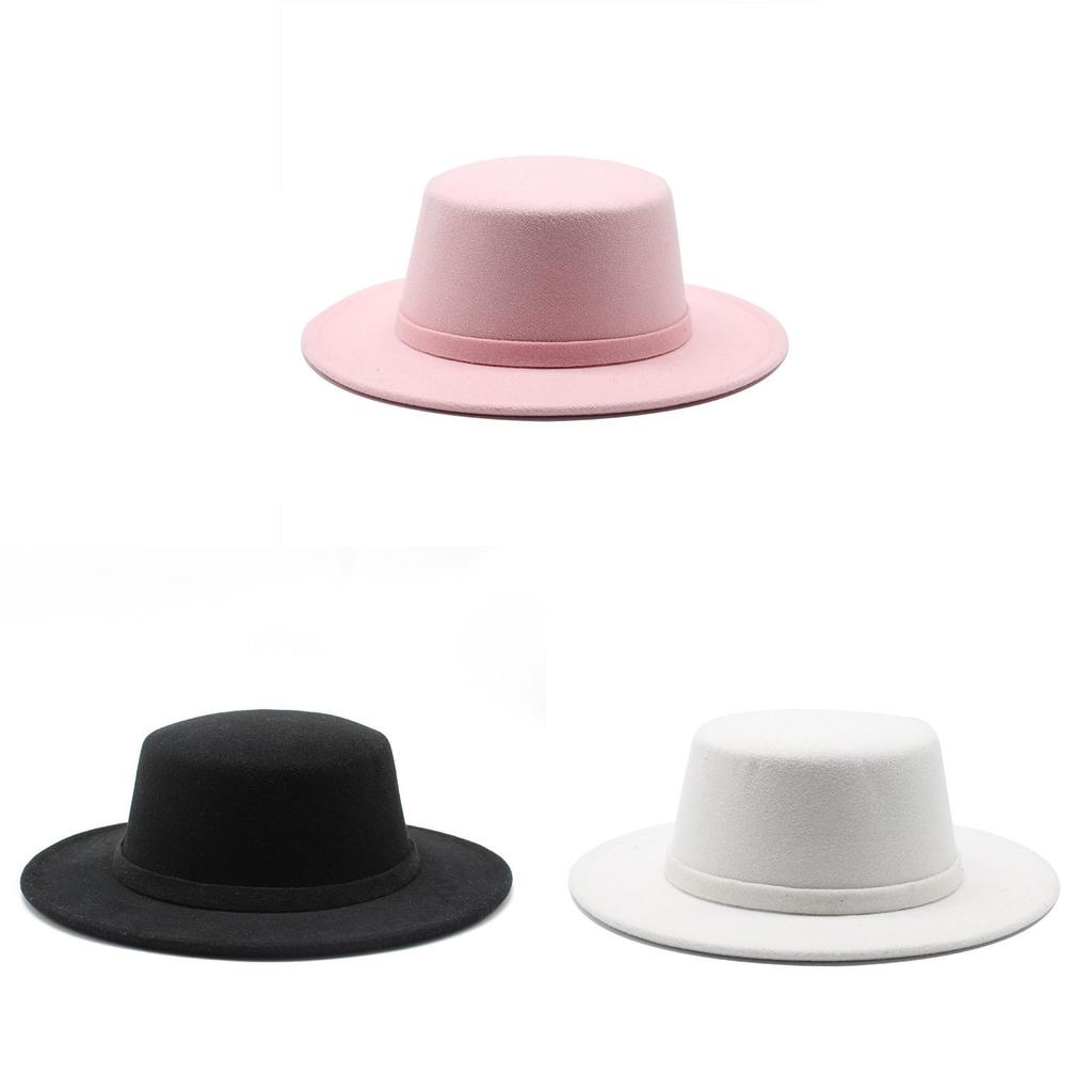Stilvoller Wollmisch-Fedora-Hut Mit Sonnenschirm Atmungsaktivität Für Männer Und Frauen