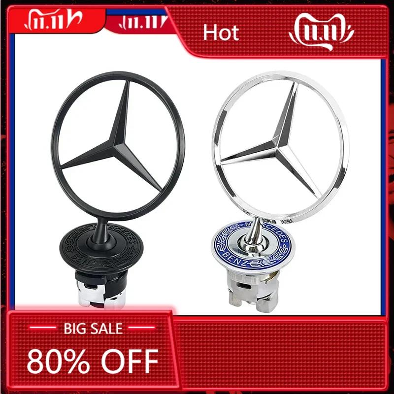 Nowe Do Samochodu Mercedes Benz Emblemat Maski Silnika Przednia Maska Chromowany Znak Akcesoria Do Mercedes Benz W202 W203 W204 W208 W210 W22