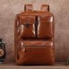 Men's Vintage Leather Multifunctional Crossbody and Backpack