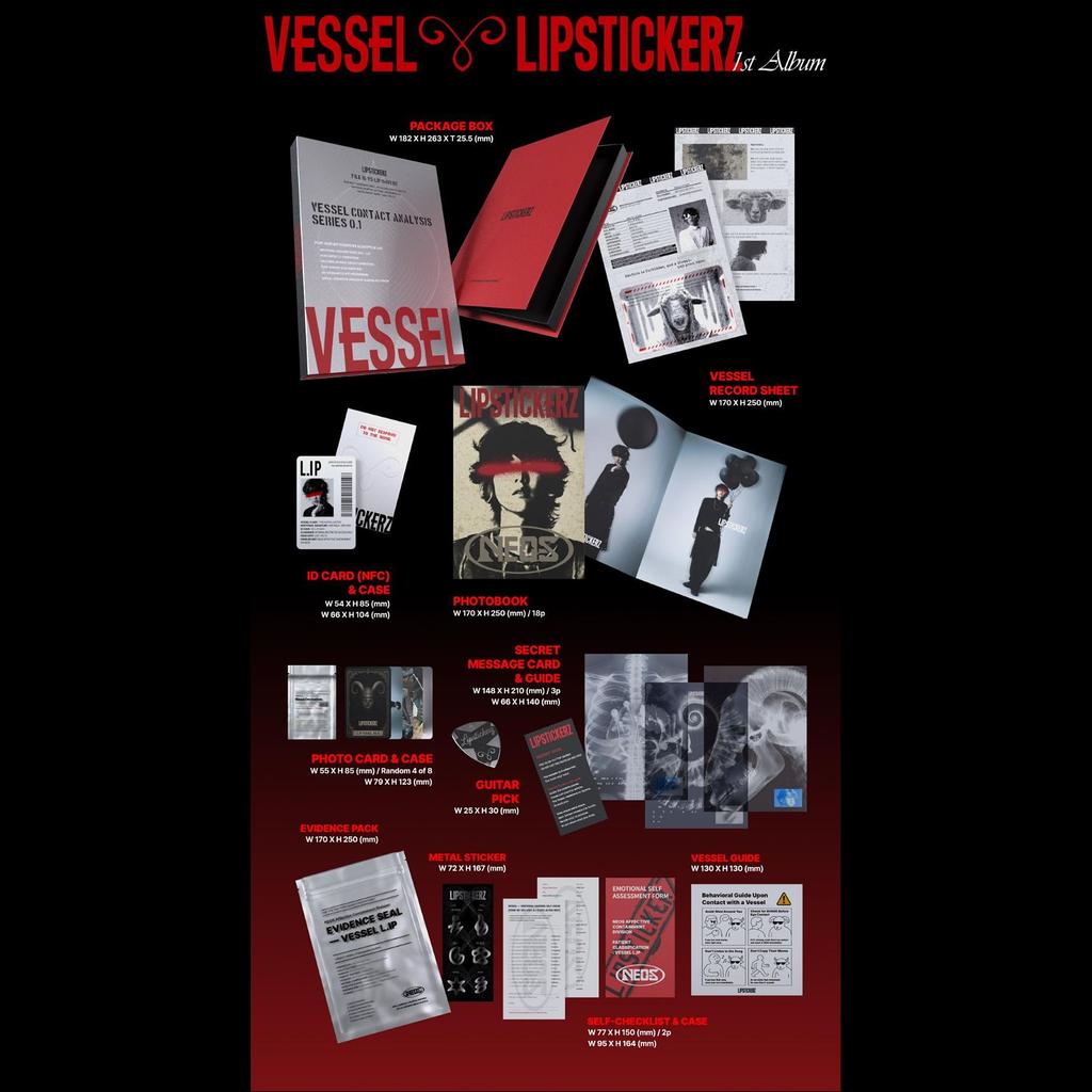 LIPSTICKERZ [VESSEL] NEMO ver. 1st Album