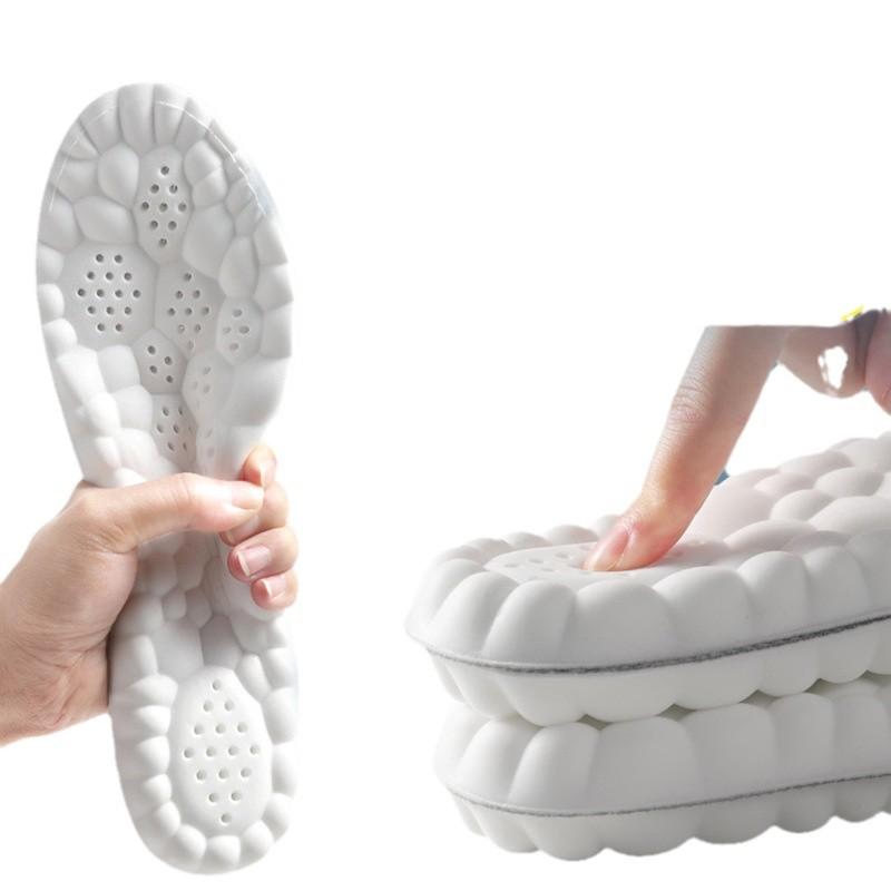 Third Gen PU Acupressure Insoles: Super Soft, Antibacterial, Deodorizing, Sweat-Absorbent & Breathable