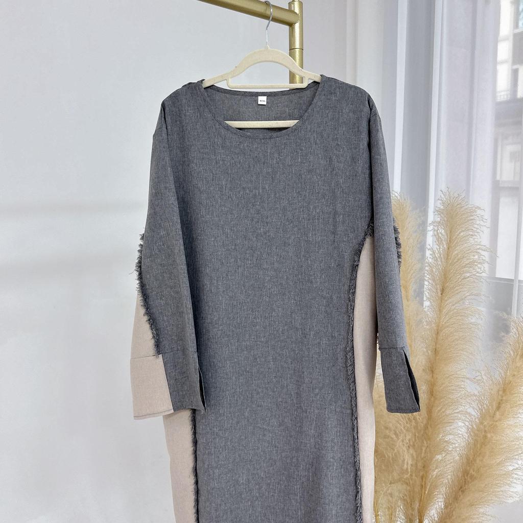 Loriya Fashion Patchwork Dubai-Türkei Elegant Robe LR897+LR898