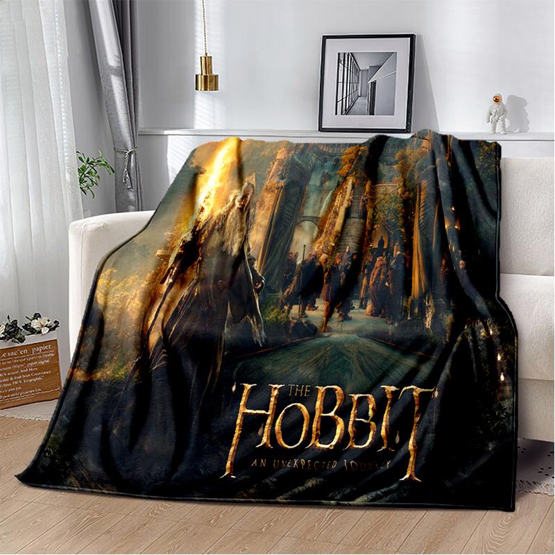 Movie L-Lord of The Rings H-Hobbit Soft Plush Blanket,Flannel Blanket Throw Blanket for Living Room Bedroom Bed Sofa Cover Child