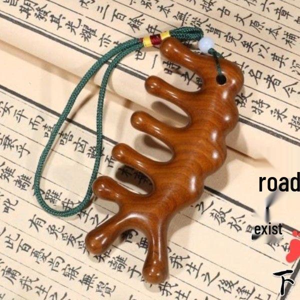 Genuine Sandalwood Cervical Lymphatic Massager & Hair Grow Comb
