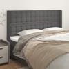 VidaXL Headboard with Ears Grey 183x16x118-128 Cm Faux Leather3119686