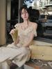 MOIFAIRE Flower Wide Pants / Beige