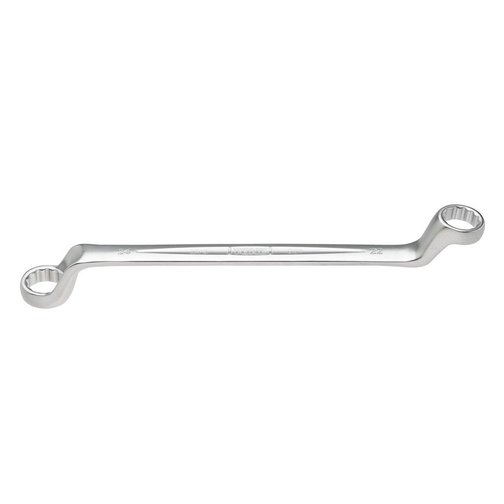 TONE Langer Mechaniker Maulschlüssel (75°), M75-2224, 22 x 24mm Schlüsselweiten