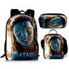 Avatar Avatar Scuola Primaria e Secondaria Zaino Scolastico Zaino Animato Borsa Astuccio Set da Tre Pezzi Nuovo
