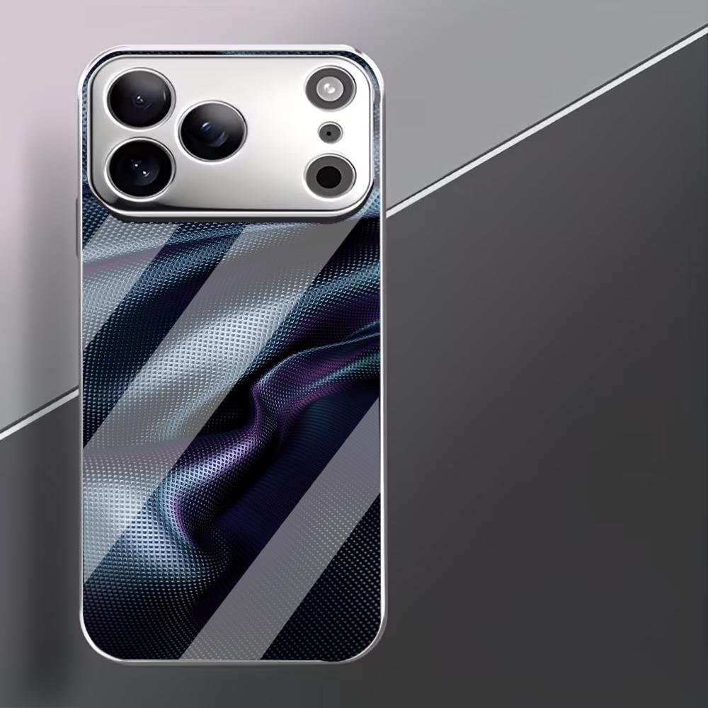 Three-dimensional space fashion phone cases carcasa Smartphone Glass Phone Case for iPhone 17 16 15 14 13 12 pm Pro Plus fundas