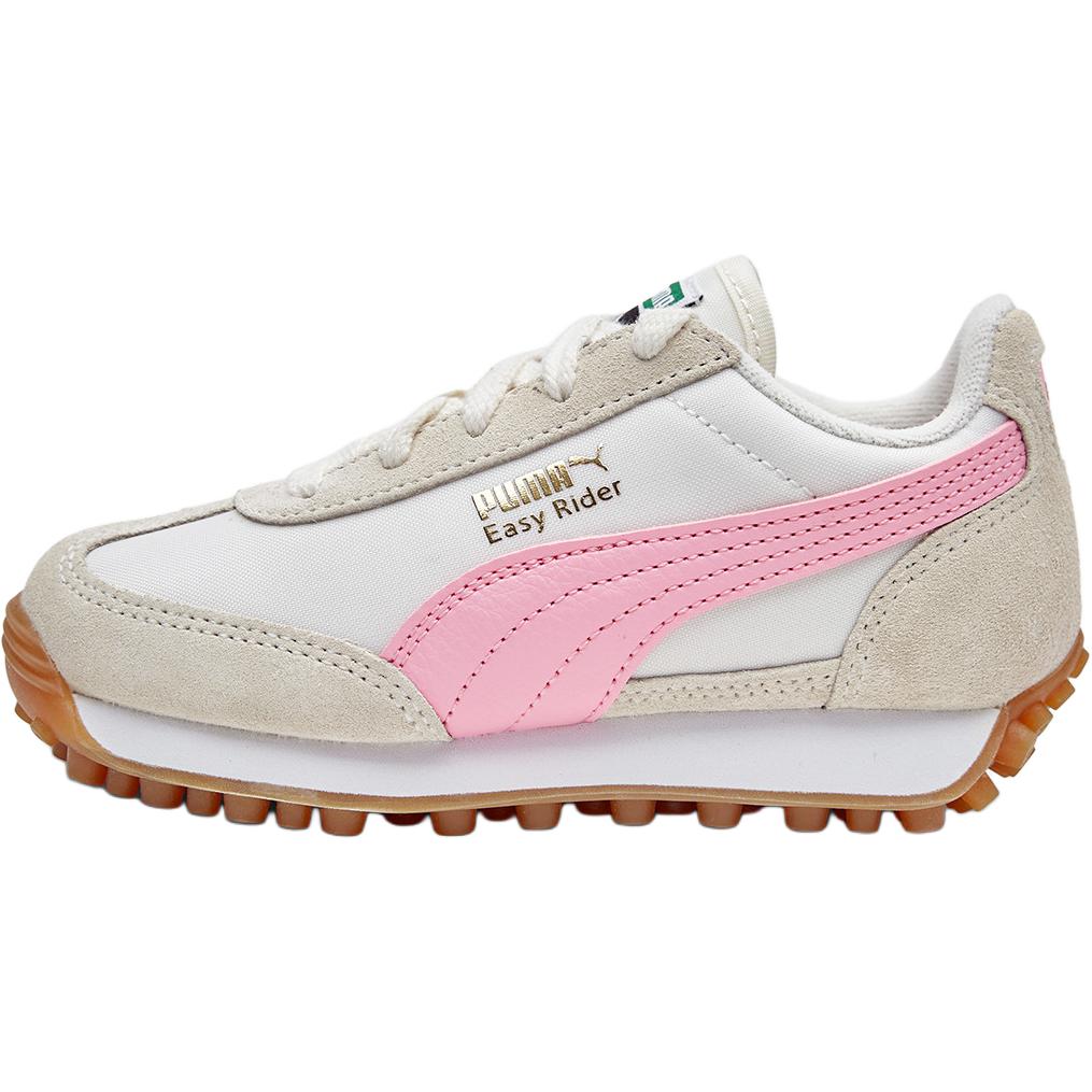 

New PUMA Easy Rider Vintage Anti Kick Cushioning Low Top Kids Lifestyle Shoes White Children Aged 3 7 Years Old 399372-15 28