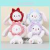 Plush Bunny Keychain Cartoon Soft Toy For Kids And Teens Gift