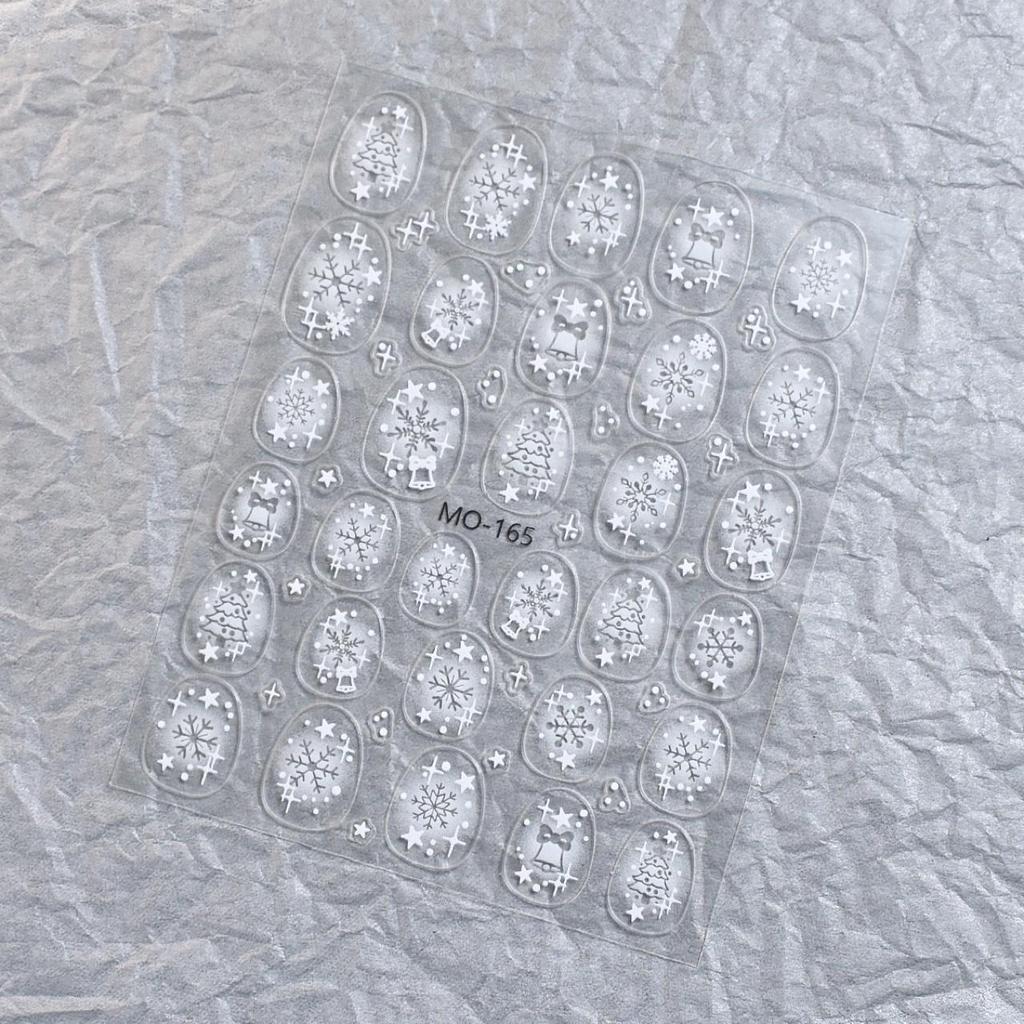 Japanese Airbrush Snowflake Nail Art Hollow Stickers