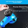 A25F-Precision 130° Angle Drill Bit Sharpener Kit With Wrench, Screwdriver& Grinding Wheel For 1/8"- 15/32" For Bits US Plug