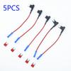 12V Fuse holder Soldering ATM APM Accessory Blade Built in fuse holder Circuit For alarms kits Parts 10pcs set