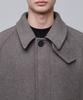 Musinsa Standard Cashmere Blend Oversized Balmacaan Coat [Taupe]