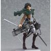 Figma 3 Style Attack on Titan Anime Shingeki no Kyojin Scouting Legion Levi Boxed PVC Action Figure Model Toy Gift
