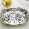 1PC Household stainless steel snack plate European retro fruit tray Snack tray, food and tea table storage wild food tray