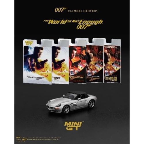 Sunrich MINI GT 1/64 BMW Z8 "The World Is Not Enough" (2000) Japan-exclusive Packaging, Finished Product, MGT00906-007J