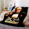 1pc The Godfather Soft Warm Throw Blanket Nap Blanket For Couch Sofa Office Bed Camping Travel,Comfortable
