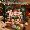 Christmas Countdown Set 2026 Squeeze Toy Advent Calendar, 24-Day Dumpling Bun Fidget Silicone Toys Box, Soft TPR Stress Relief Sensory Gift