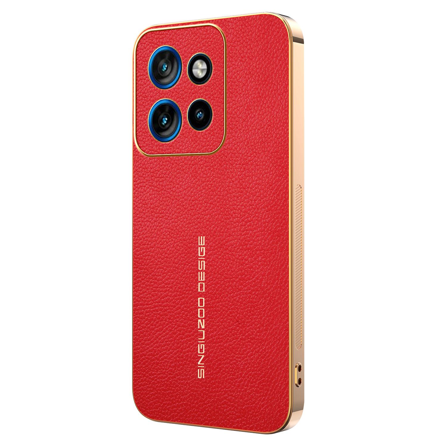 

Чехол для телефона Motorola Edge 50 Neo 5G / Moto S50 5G / Edge 60 Neo 5G / ThinkPhone 25 5G, противоударный, с текстурой личи, из ТПУ-кожи, ПУ, задняя крышка для телефона