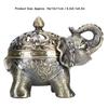 Elephant Shaped Incense   Aromatherapy Ornament for Living Room Entryway Bedroom(Bronze )