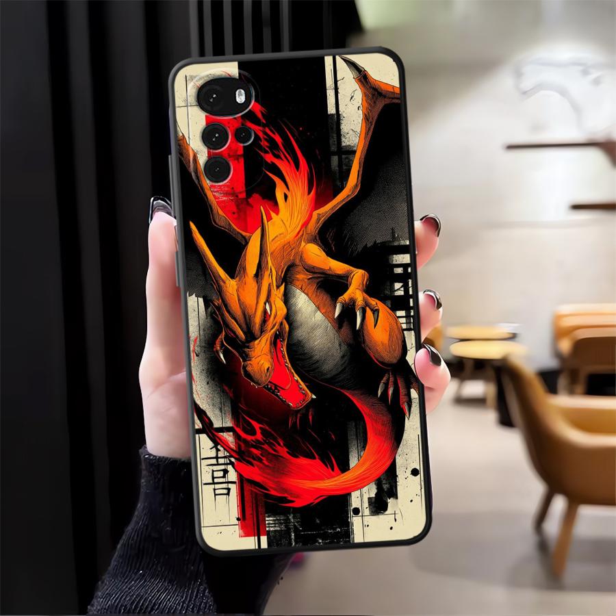 Hot Anime Pokemon Phone Cover Case for Motorola Moto G50 G53 G30 G52 G22 Edge40 G60s Edge 20 Pro 30 Lite G32 G71 G51 G73