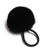 Imitation Rex Rabbit Fur Scrunchie: Cute, Versatile Pom-Pom Elastic Hair Tie In Matching Colors