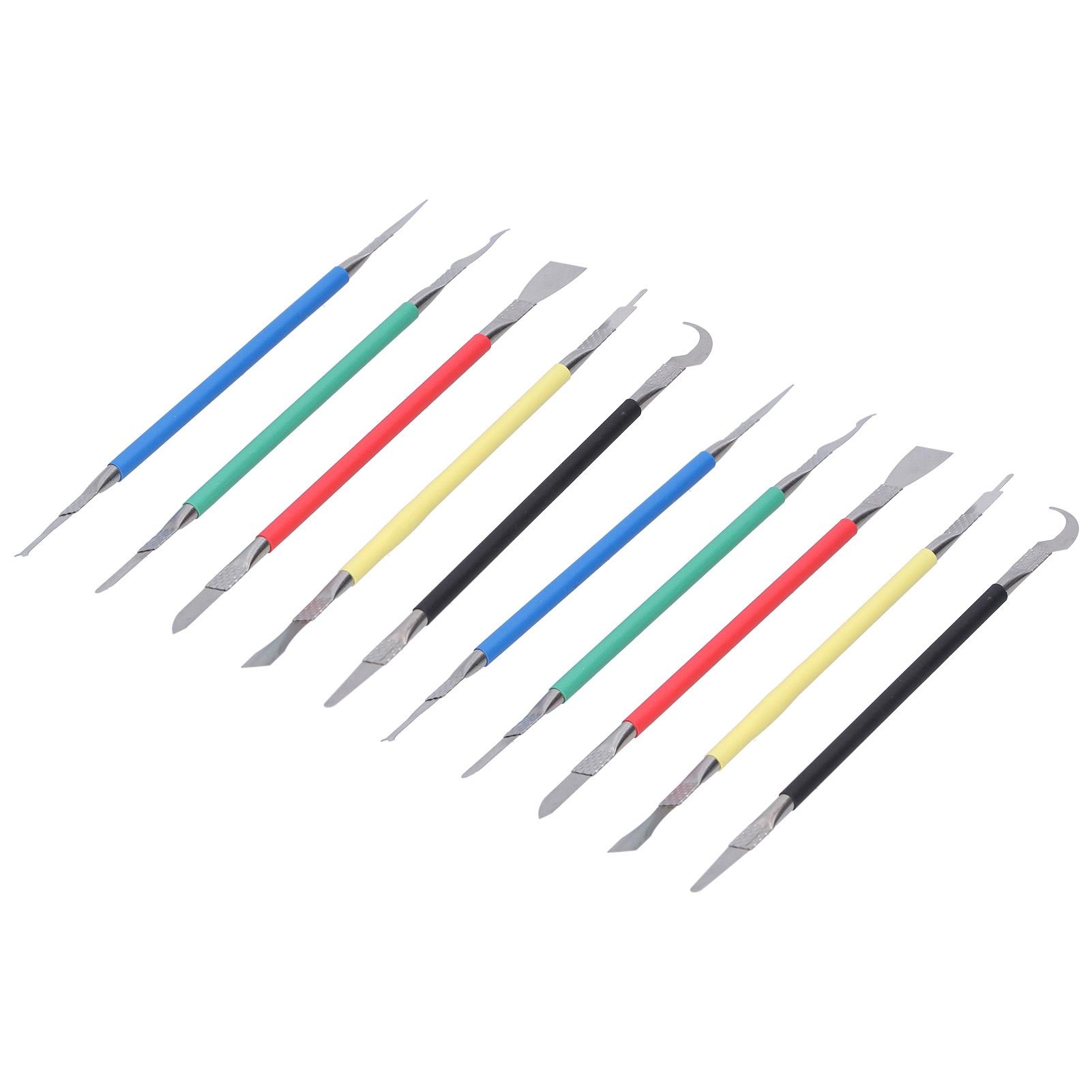 

2 Комплекта 5 в 1 Инструмент для ремонта микросхем Тонкое лезвие Съемник CPU NAND Нож для обслуживания BGA Съемник клея 5 шт. CPU