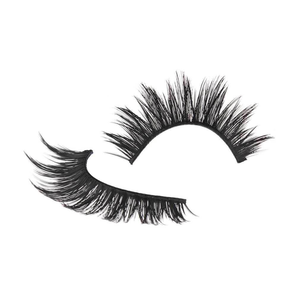 5 Pairs Long Natural Cross Soft Eye Lashes Extension False Eyelashes Handmade Black