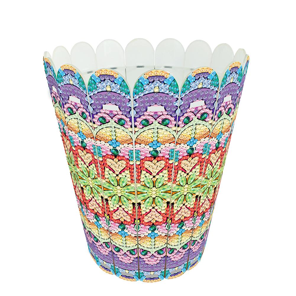 Diamond Painting Vase Aesthetic Rhinestones Desktop Ornaments Desktop Diamond Art Flower Arrangement Vase for Home Office Decor