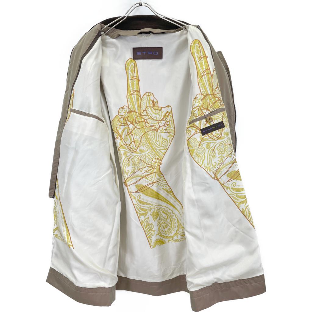 Etro 151-1S217-1235 Trench Coat Coat Not Written beigeUsed