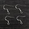 50-Piece DIY Earring Hooks 925 Engraved Pure Copper Plated Jewelry Making Kit 9g