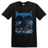 Death Angel Thrash Metal T Shirt W/ Demonic Wolves Moonlit Snow Skull Art Tee