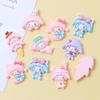 Cartoon Cute Pink Sheep DIY Phone Case and Hair Clip Resin Accessories