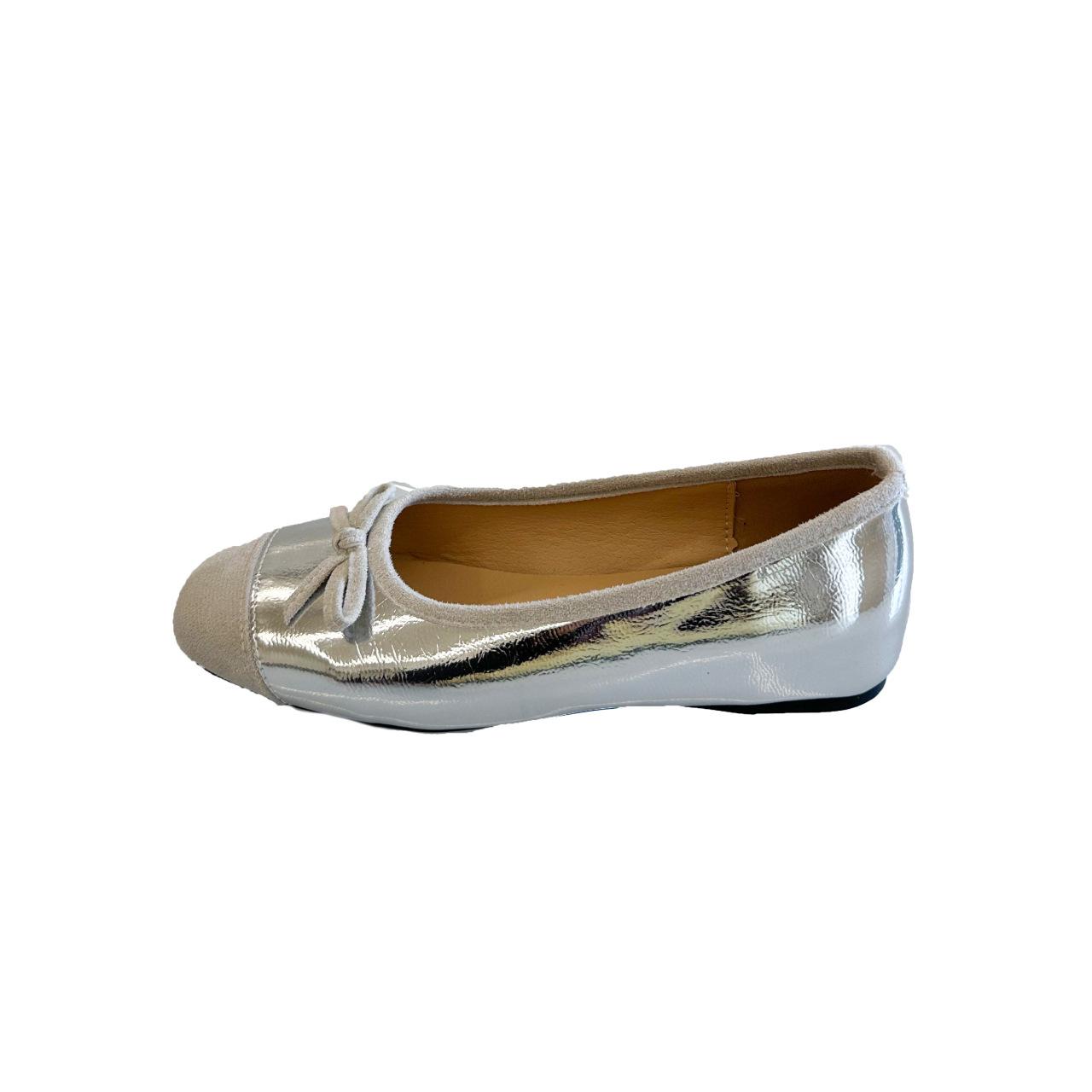 

Французские ретро серебристые туфли на мягкой подошве женские летние туфли вечерние туфли на плоской подошве с бантом красные туфли для бабушки 35 серебряный