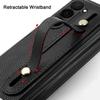 Compatitable With Samsung Galaxy Z Fold 7 Case With Kickstand Holder, Plating Edge Z Fold 6 Case With Front Screen Glass