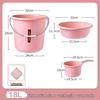 Jingdu Zhixing 18L Thickened Dormitory Plastic Bucket Set