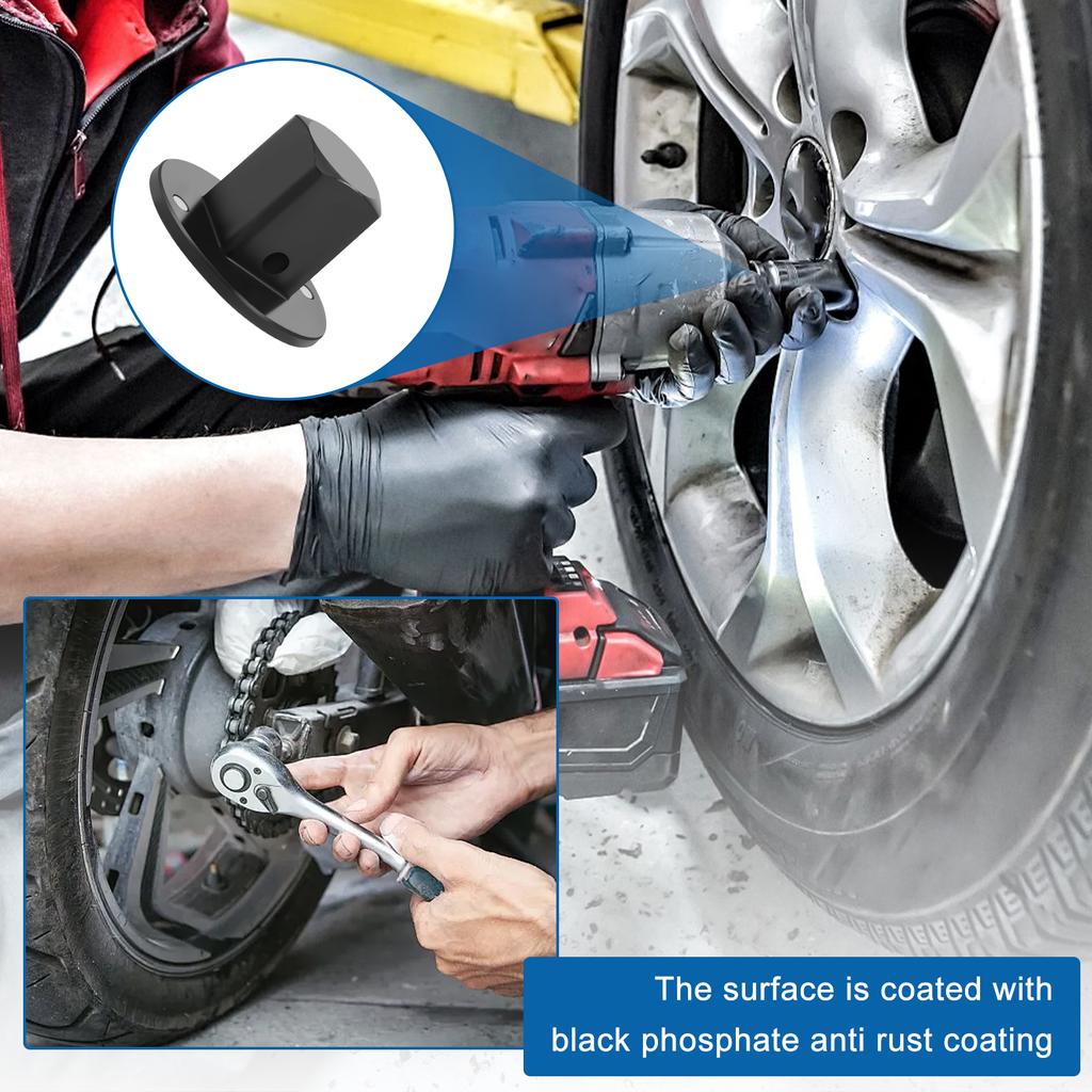 Low-Profile Impact Socket Adapter 1/4" to 3/8", 3/8" to 1/2", 1/2" to 3/4", 3/4" to1" Drive Ratchet Adapter 4 Pcs Socket Adapter