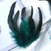 50Pcsdiy Ornaments Crafts Christmas Masks Stage Performance Costumes Colored Chicken Feather Cat Stick Feather
