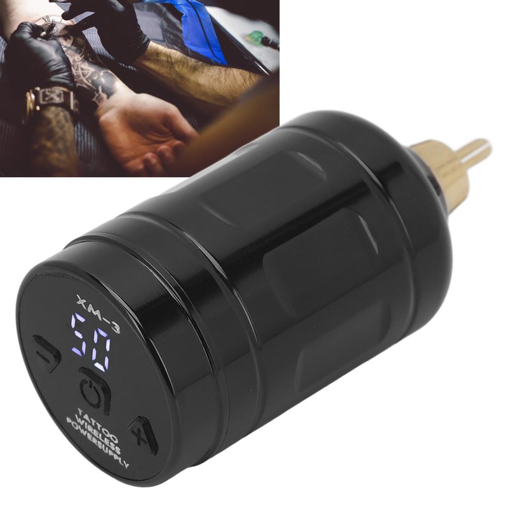 Wireless Tattoo Power Supply Interface 2000mAh Capacity USB Re able Tattoo Machine Battery