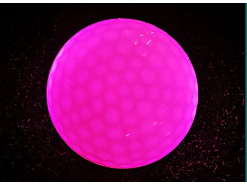 New Golf Competition Ball: LED Luminous Seven-Color Night Flashing Ball