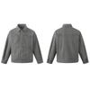 Unisex Japanese Retro Washed Denim Jacket Loose Fit Cotton Outerwear Fall Casual Wear