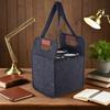 Drink Holder with Handle Reusable Car Insulated Beverage Tote Bag Foldable Tote Bag for Daily Commute Car Picnic Cruise Party
