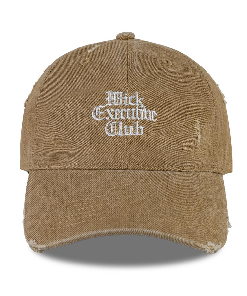Wig Executive Classic Damaged Pigment Ball Cap - Beige